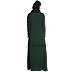 Multi layer abaya dress with frills- Dark Green Multi layer abaya dress with frills- Dark Green